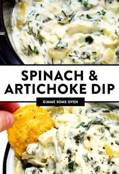 Crockpot Spinach Artichoke Dip