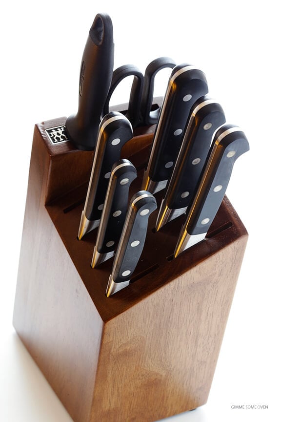 Zwilling 9-Piece Professional Knife Block Set GIVEAWAY | gimmesomeoven.com