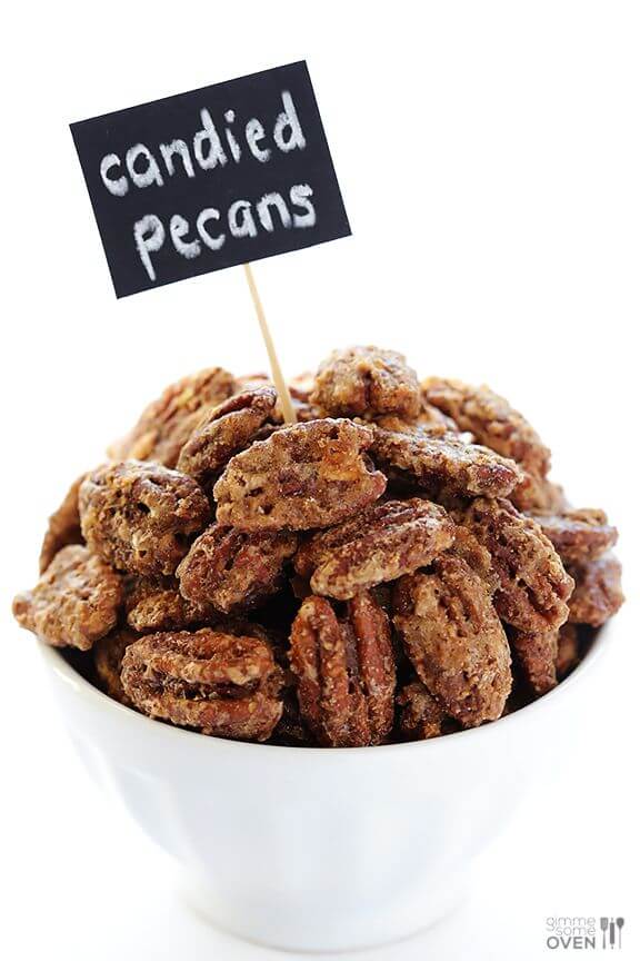 Candied Pecans | gimmesomeoven.com