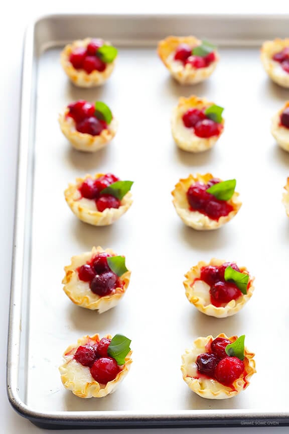 Cranberry Baked Brie Bites 6