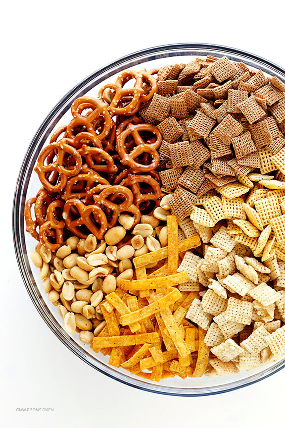 Tequila Lime Chex Mix -- kick your party mix up a notch with this easy and delicious recipe | gimmesomeoven.com