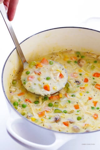 Chicken Pot Pie Soup | Gimme Some Oven