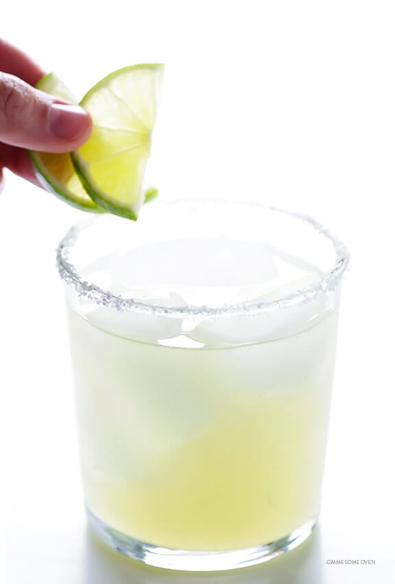 Mezcal Margaritas -- kick your margs up a notch with some smoky mezcal in this easy recipe | gimmesomeoven.com