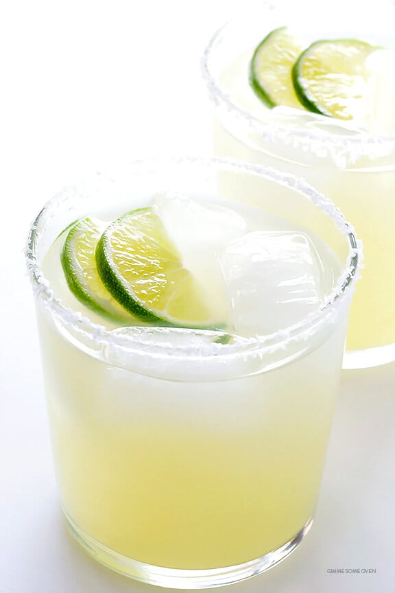 Mezcal Margaritas -- kick your margs up a notch with some smoky mezcal in this easy recipe | gimmesomeoven.com