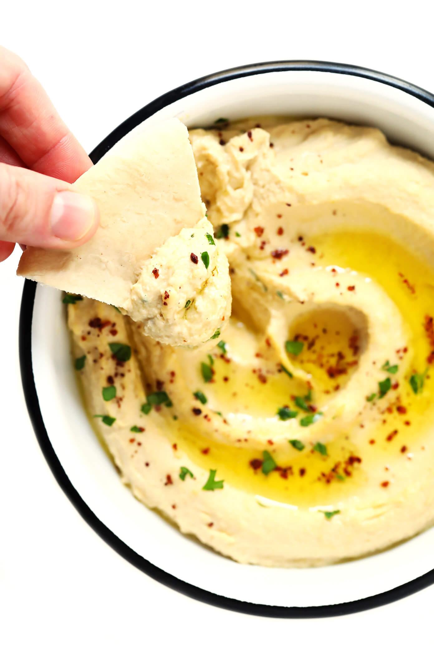 Homemade Hummus for Hummus Toast