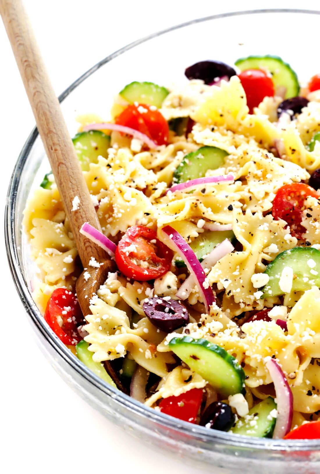 Mediterranean Pasta Salad with Greek Vinaigrette