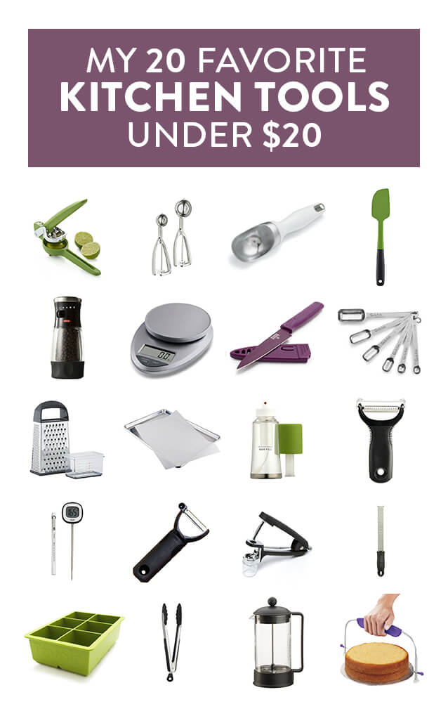 Food blogger Ali Ebright (from Gimme Some Oven) shares her favorite useful and affordable kitchen tools, all $20 or less! | gimmesomeoven.com