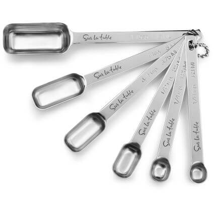 SurLaTable Measuring Spoons | gimmesomeoven.com