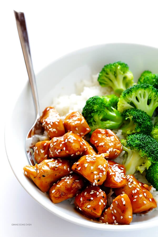 This 20-Minute Teriyaki Chicken recipe is quick and easy to make, naturally-sweetened with honey, and so flavorful! | gimmesomeoven.com