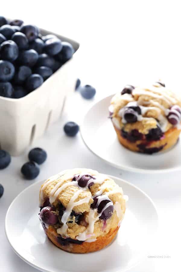 Healthier Blueberry Muffins Gimme Some Oven