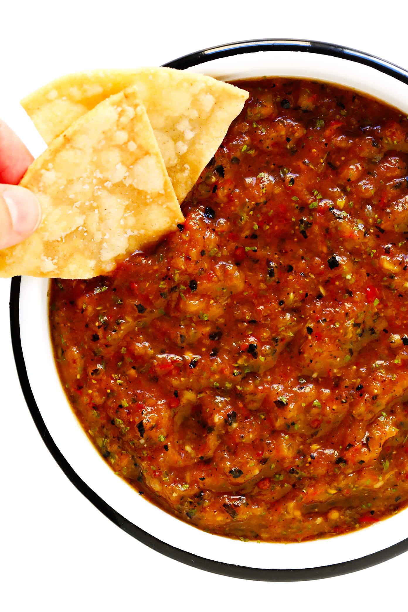 Easy Roasted Tomato Blender Salsa