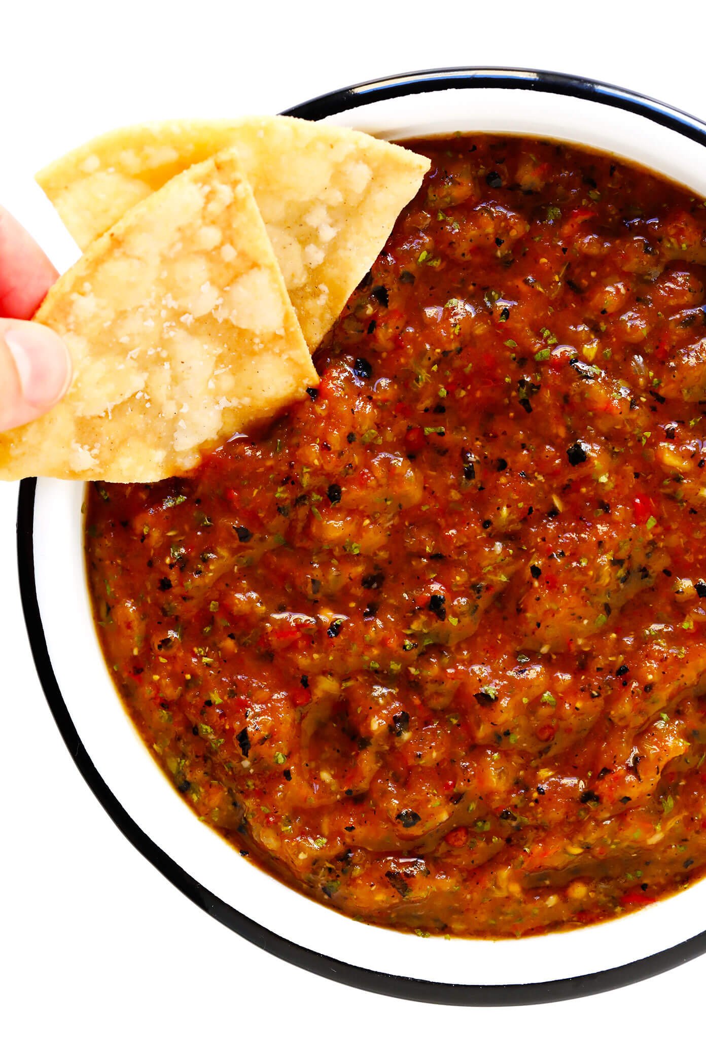 Roasted Tomato Salsa via Gimme Some Oven