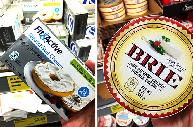 Aldi Brie and Cream Cheese