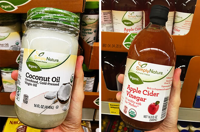 Aldi Coconut Oil Apple Cider Vinegar