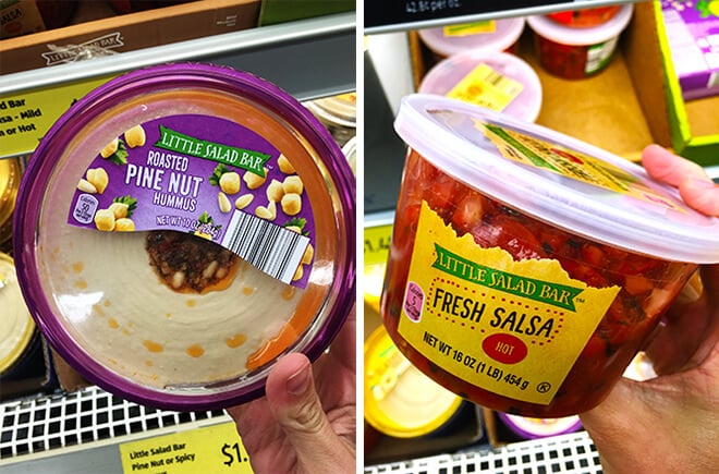 Aldi Hummus and Salsa