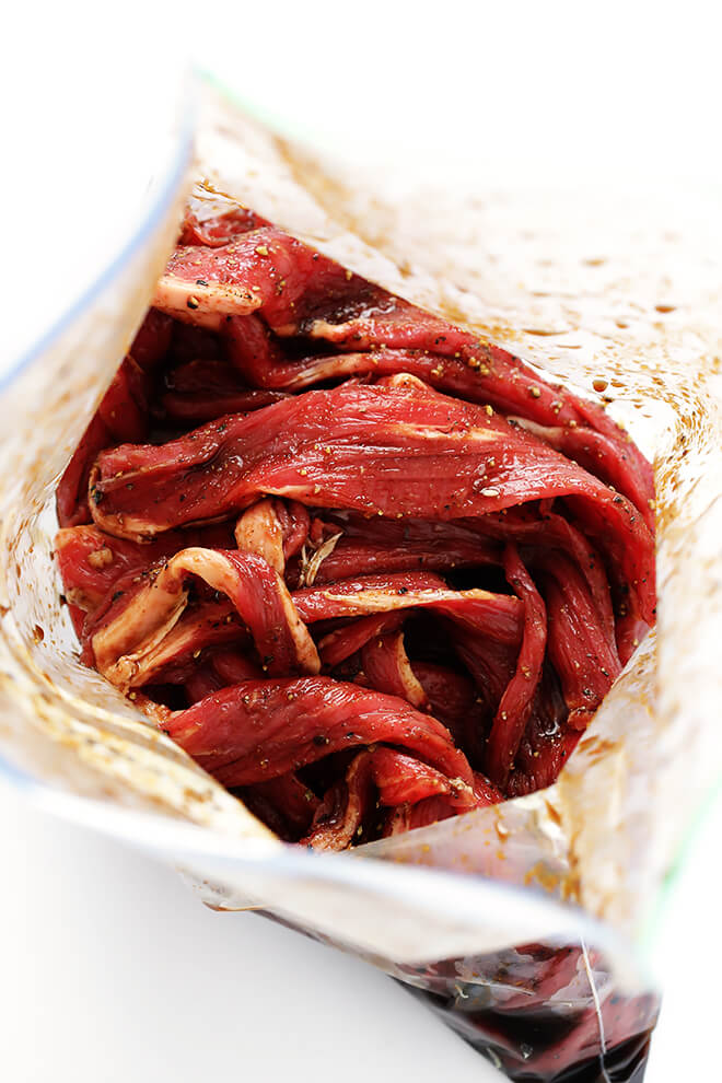 Seriously The BEST Beef Jerky Recipe -- easy to make at home, nice and savory and peppery, and SO delicious! | gimmesomeoven.com