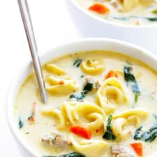 Creamy Tortellini and Sausage Soup-image