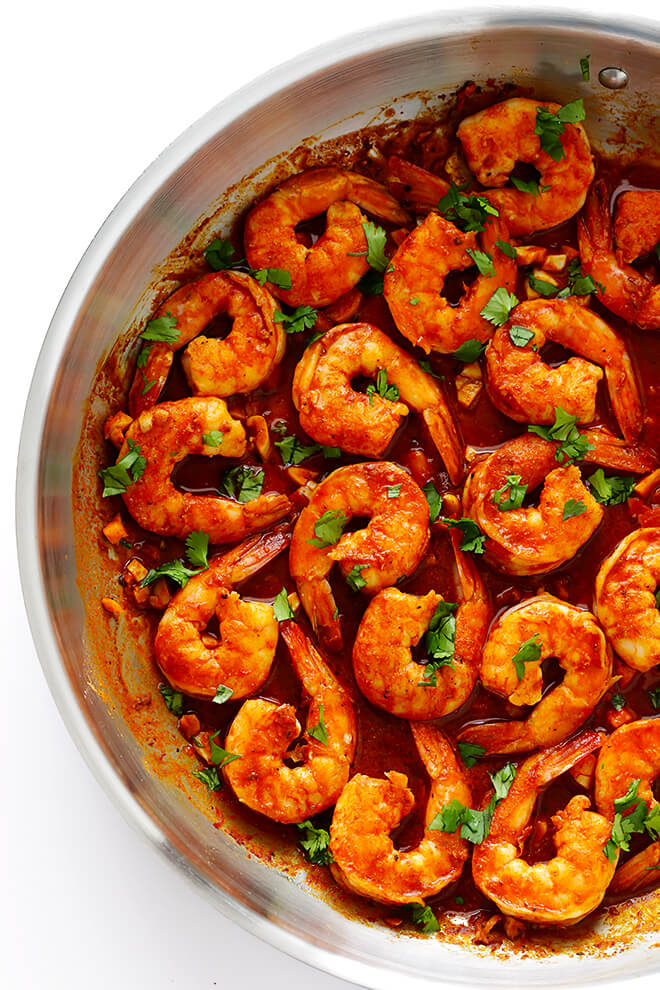 This Easy Peruvian Shrimp recipe takes less than 15 minutes to make, and it's full of delicious bold flavors that I absolutely love! | gimmesomeoven.com