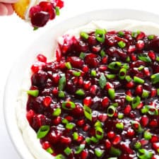 Very Merry Cranberry Cream Cheese Dip