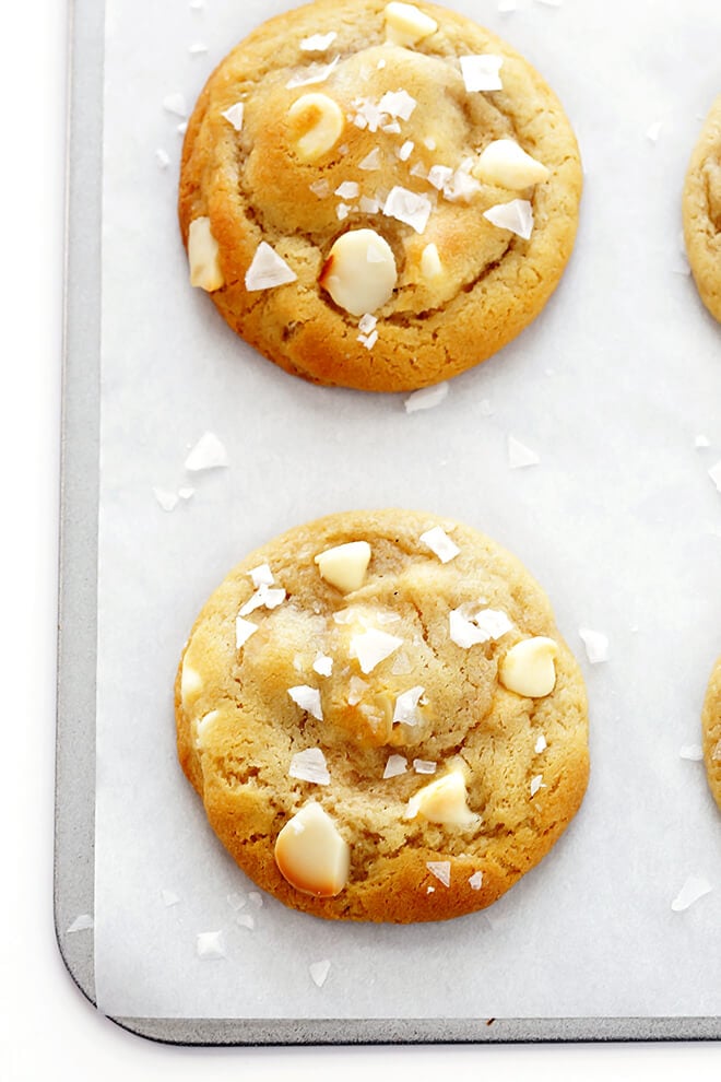 Salted White Chocolate Macadamia Nut Cookies 2