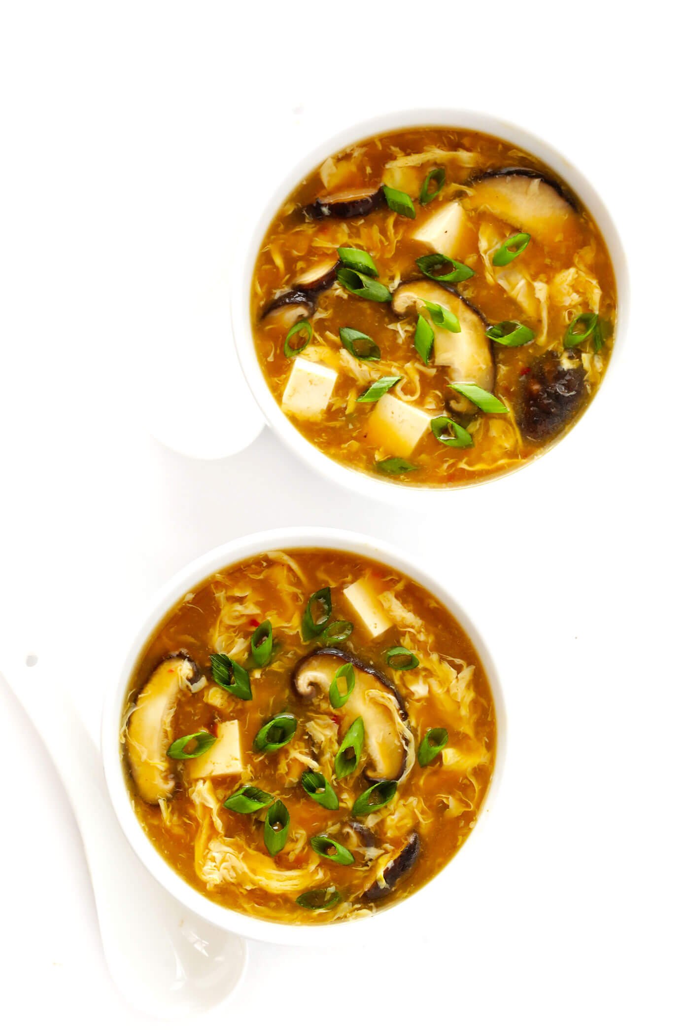 Hot and Sour Soup Recipe with Mushrooms and Tofu