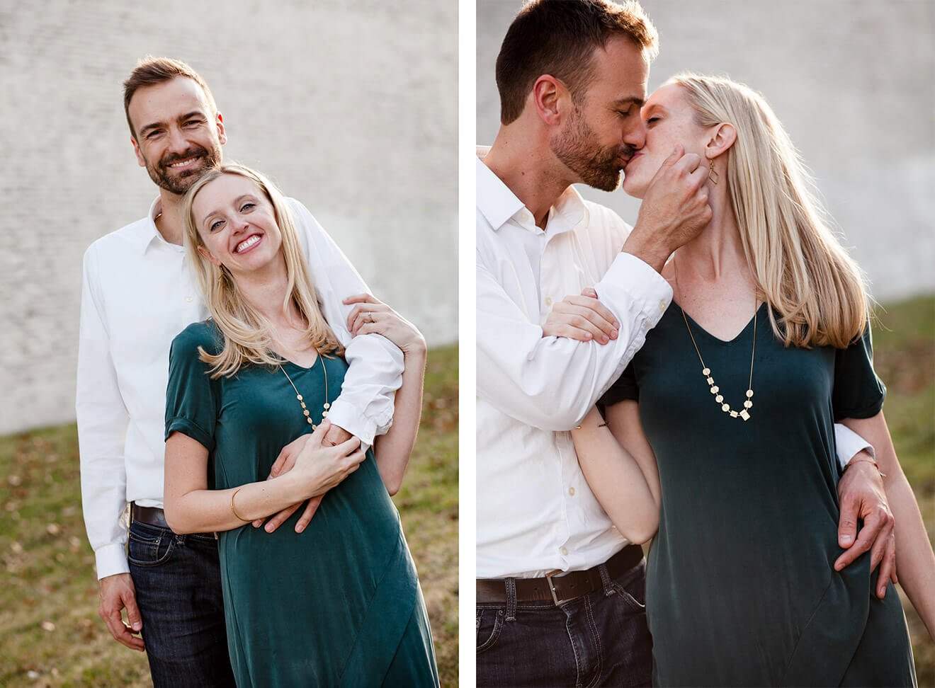 Barclay and Ali Martin Engagement Pictures in Kansas City (by Becca Spears Photography)