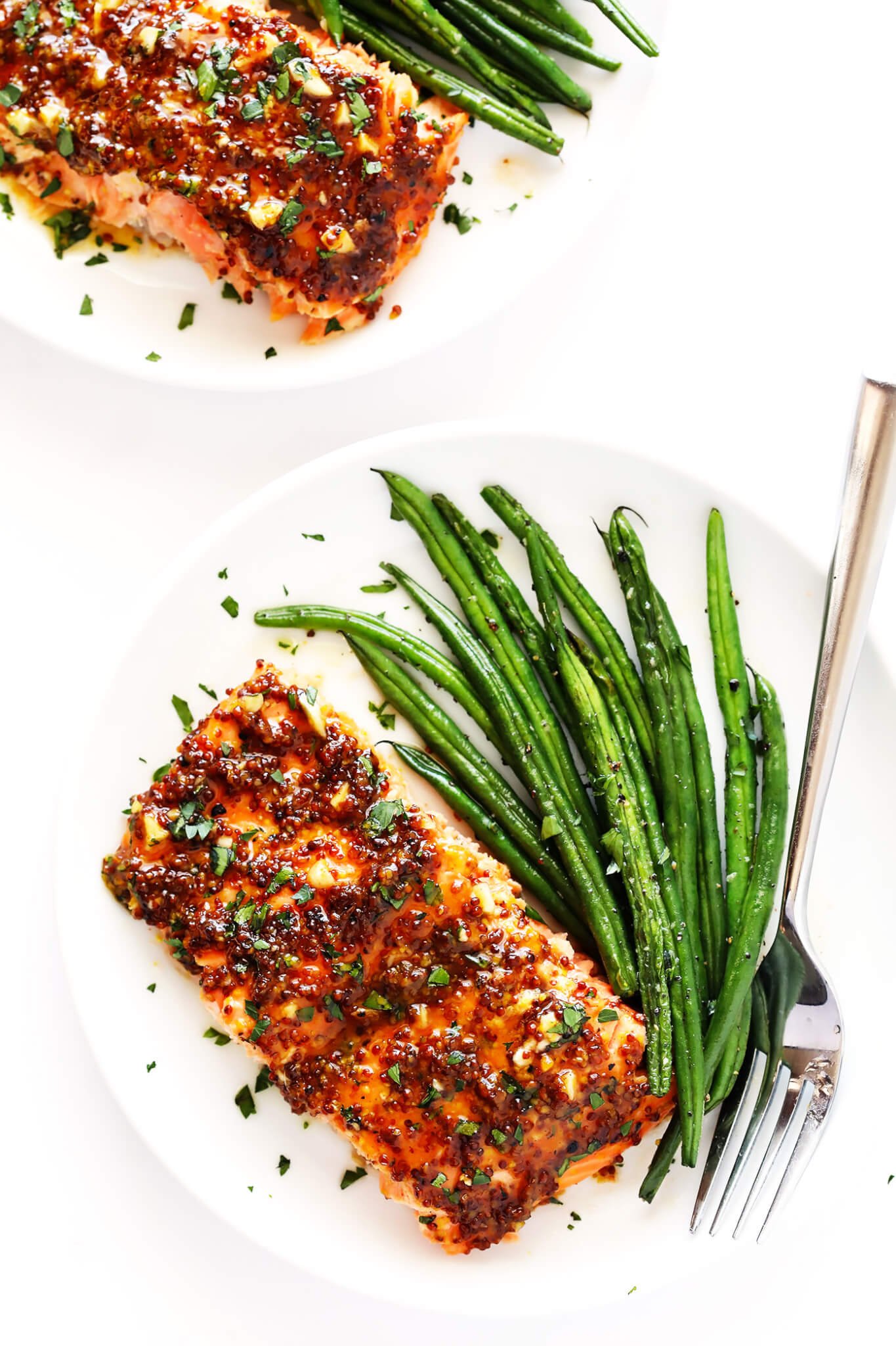 Grilled or Baked Honey Mustard Salmon