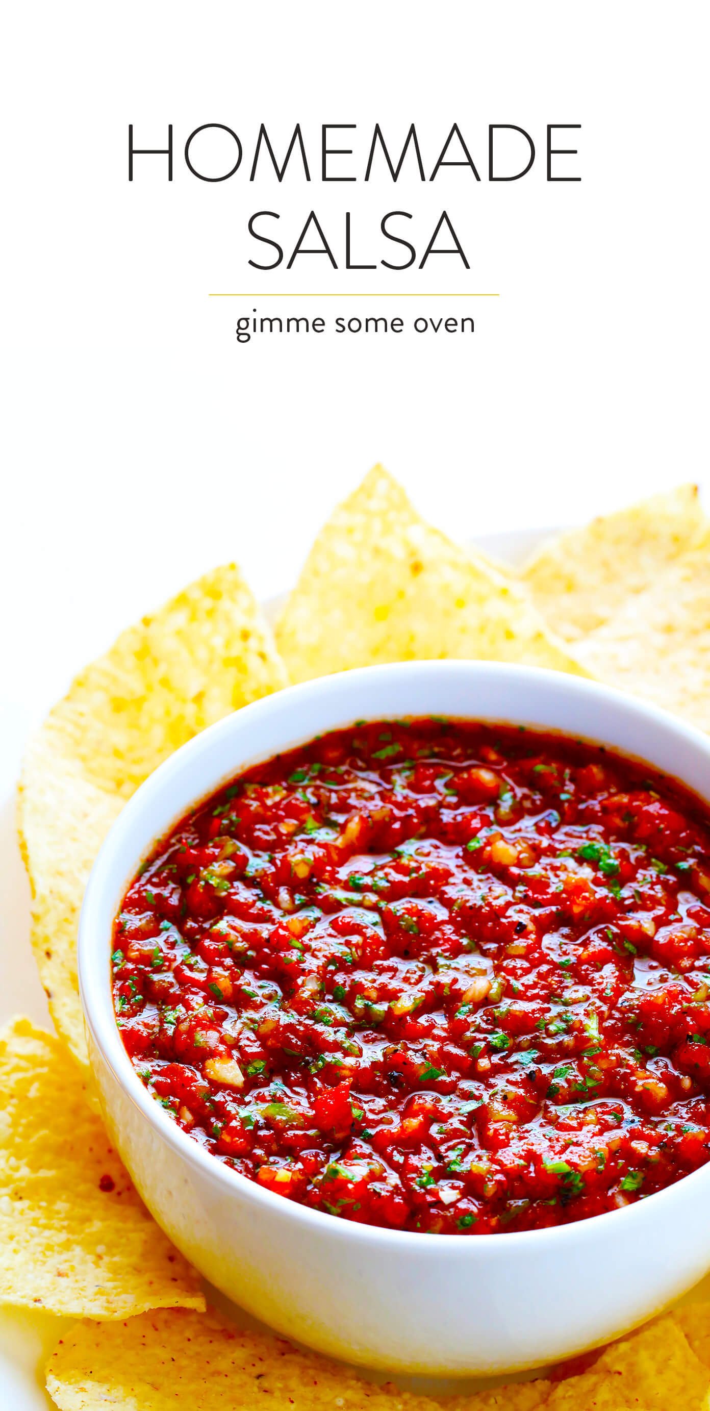 The BEST homemade salsa recipe