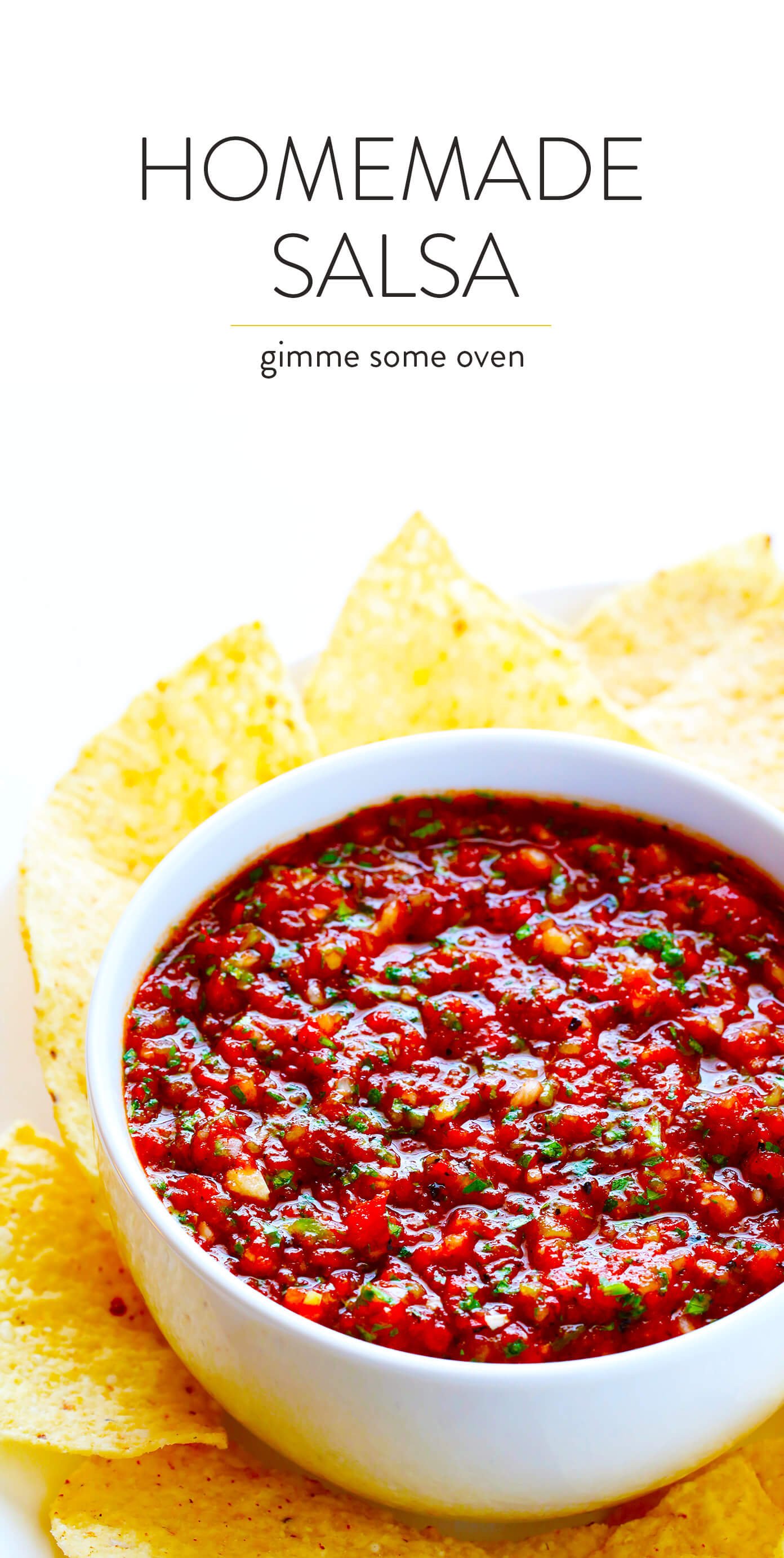 The BEST Salsa Recipe! | Gimme Some Oven