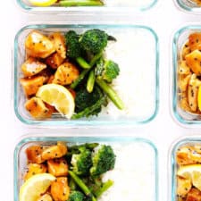 Honey Lemon Chicken Bowls (Meal Prep)-image