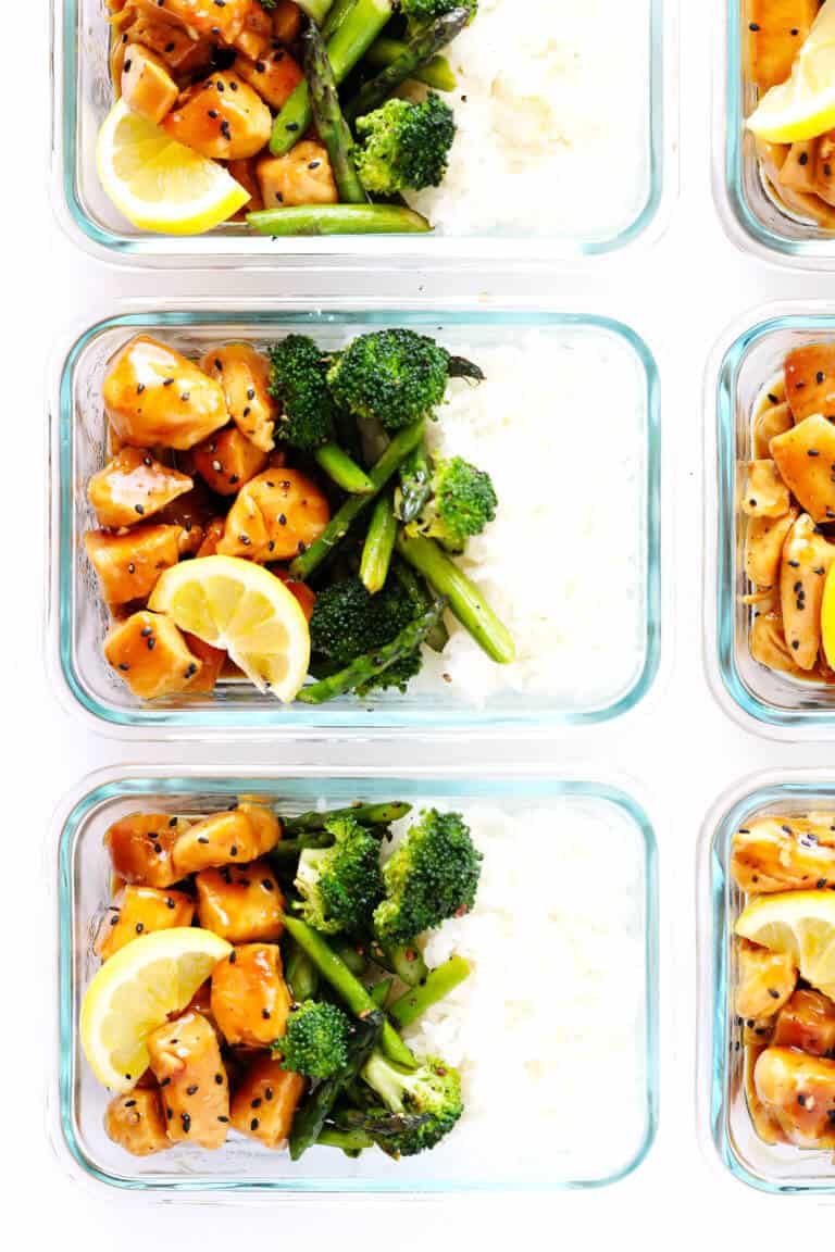 Honey Lemon Chicken Bowls (Meal Prep) Gimme Some Oven