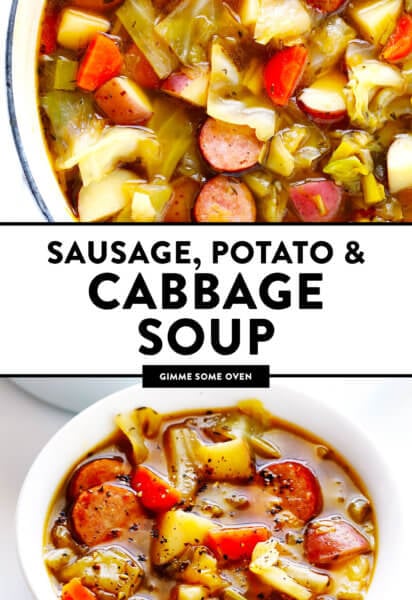 Cabbage Sausage Potato Soup