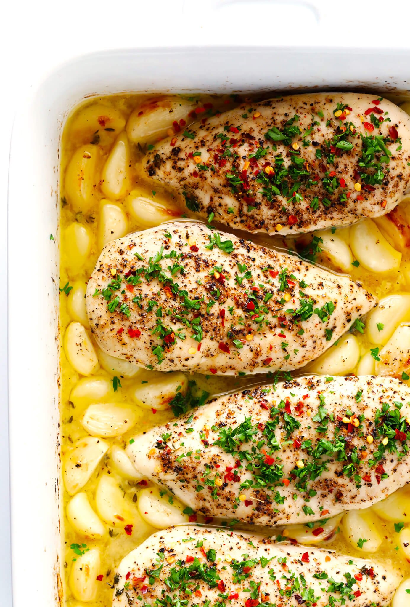 Garlic Lovers Baked Chicken | Gimme Some Oven - Cravings ...