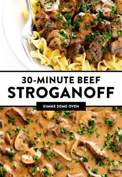 Can You Substitute Greek Yogurt For Sour Cream In Beef Stroganoff The Best Beef Stroganoff Recipe Gimme Some Oven