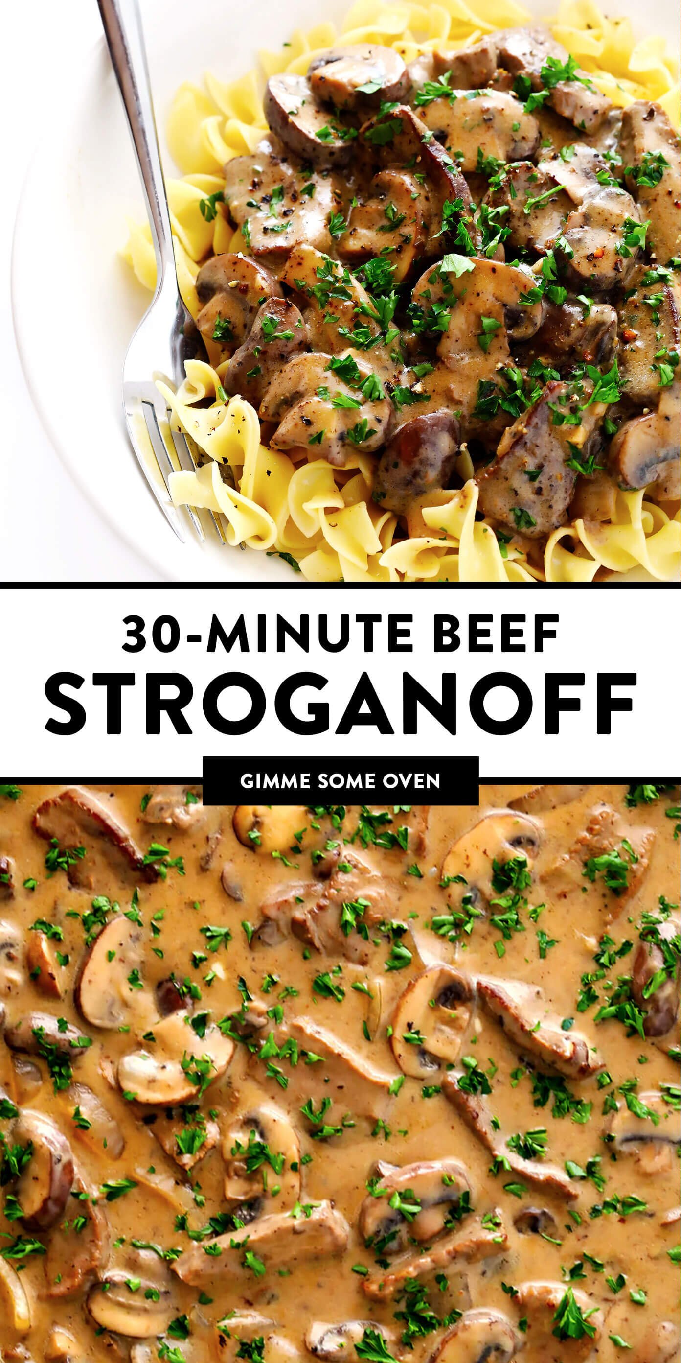 Beef Stroganoff With Button Mushrooms Pbs