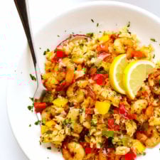 Cajun Shrimp Alfredo Casserole