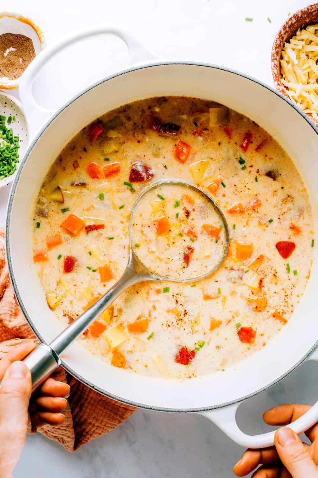 Three Potato Soup Recipe Gimme Some Oven