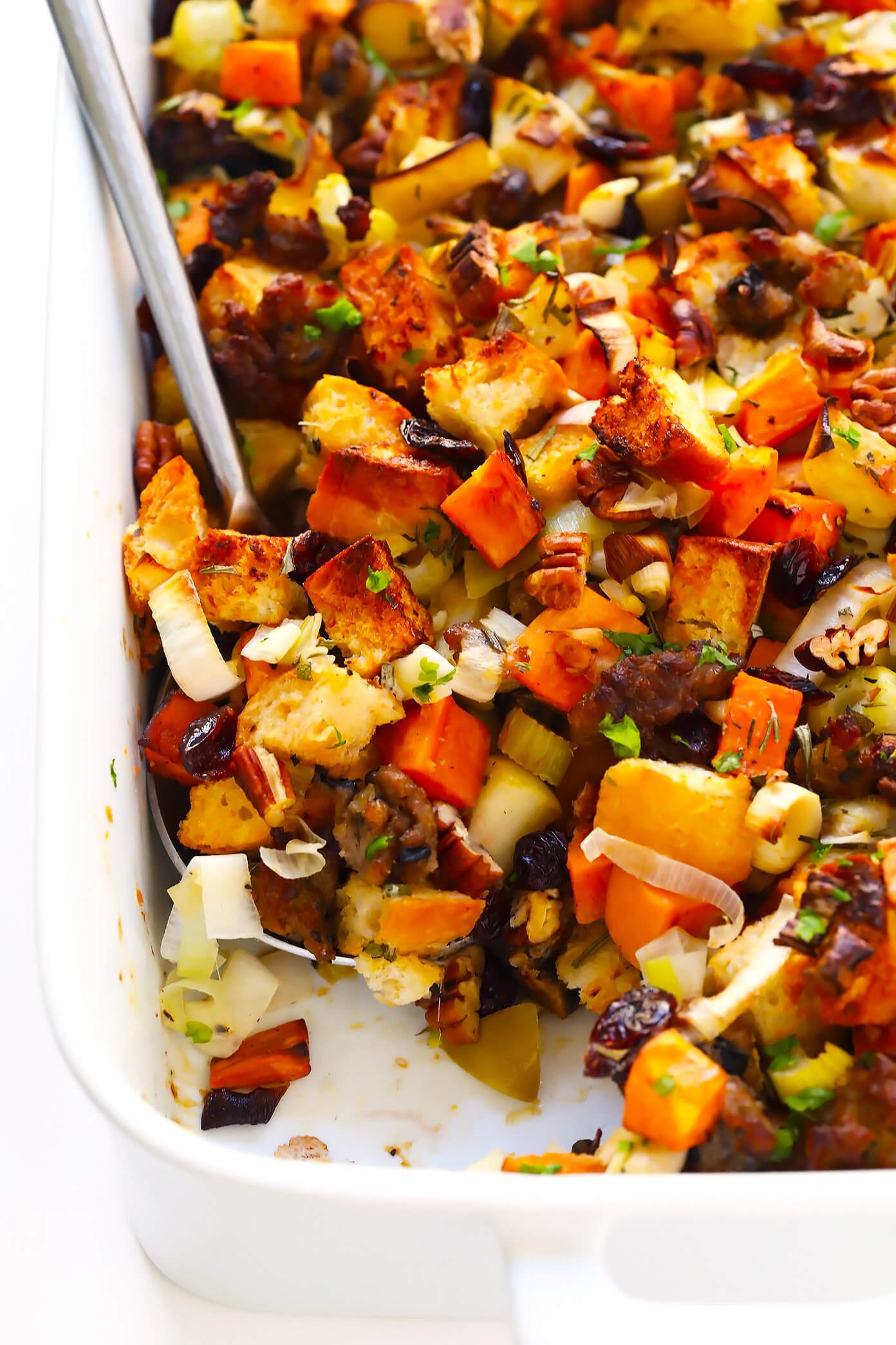 Sausage and Sweet Potato Thanksgiving Stuffing Recipe