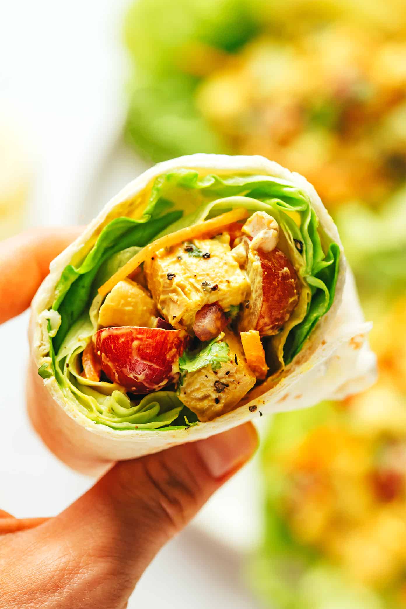 Curry Chicken Salad Wrap