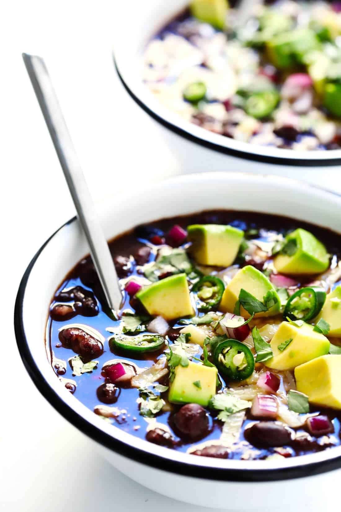 The BEST Black Bean Chili! Gimme Some Oven