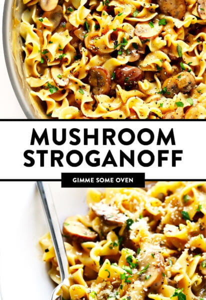 Vegetarian Mushroom Stroganoff Recipe