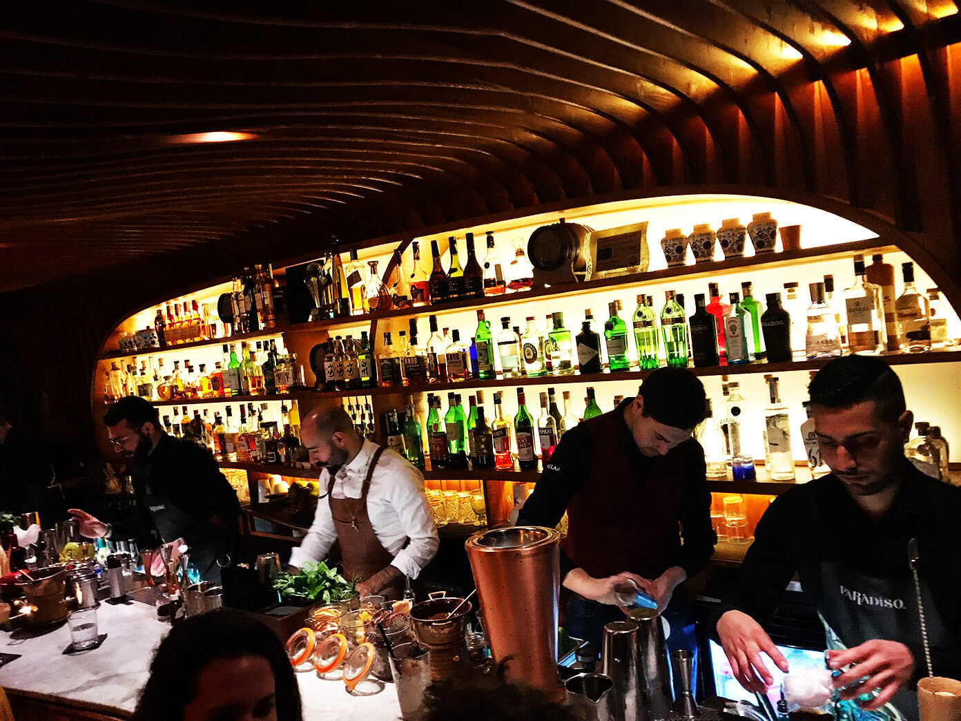 Paradiso - speakeasy-style bar with serious presentation | Gimme Some Barcelona Travel Guide