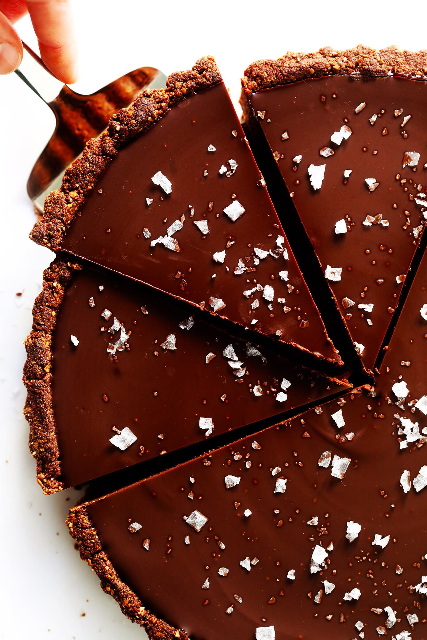 Salted Dark Chocolate Tart Recipe