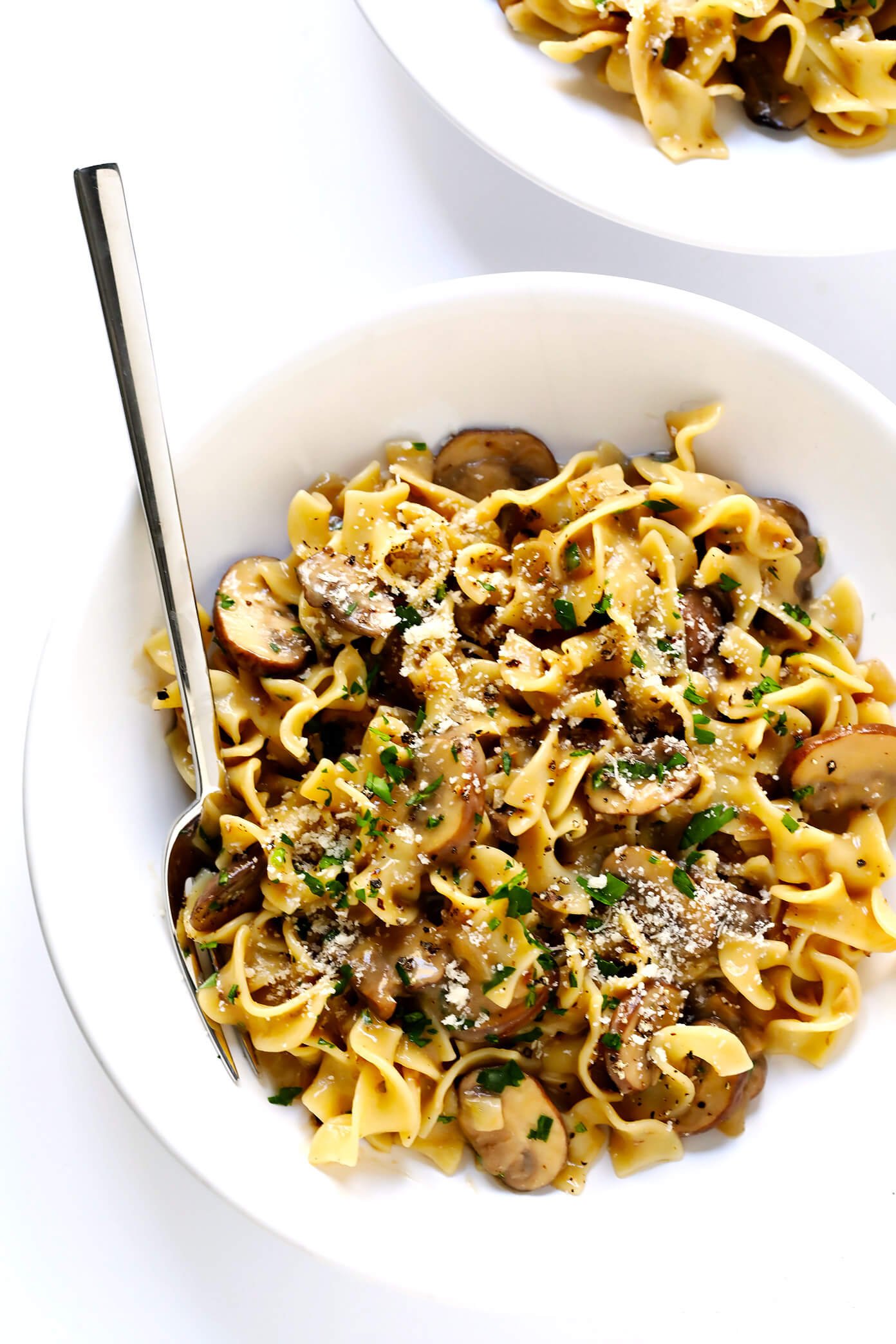 Vegetarian Mushroom Stroganoff with Egg Noodles