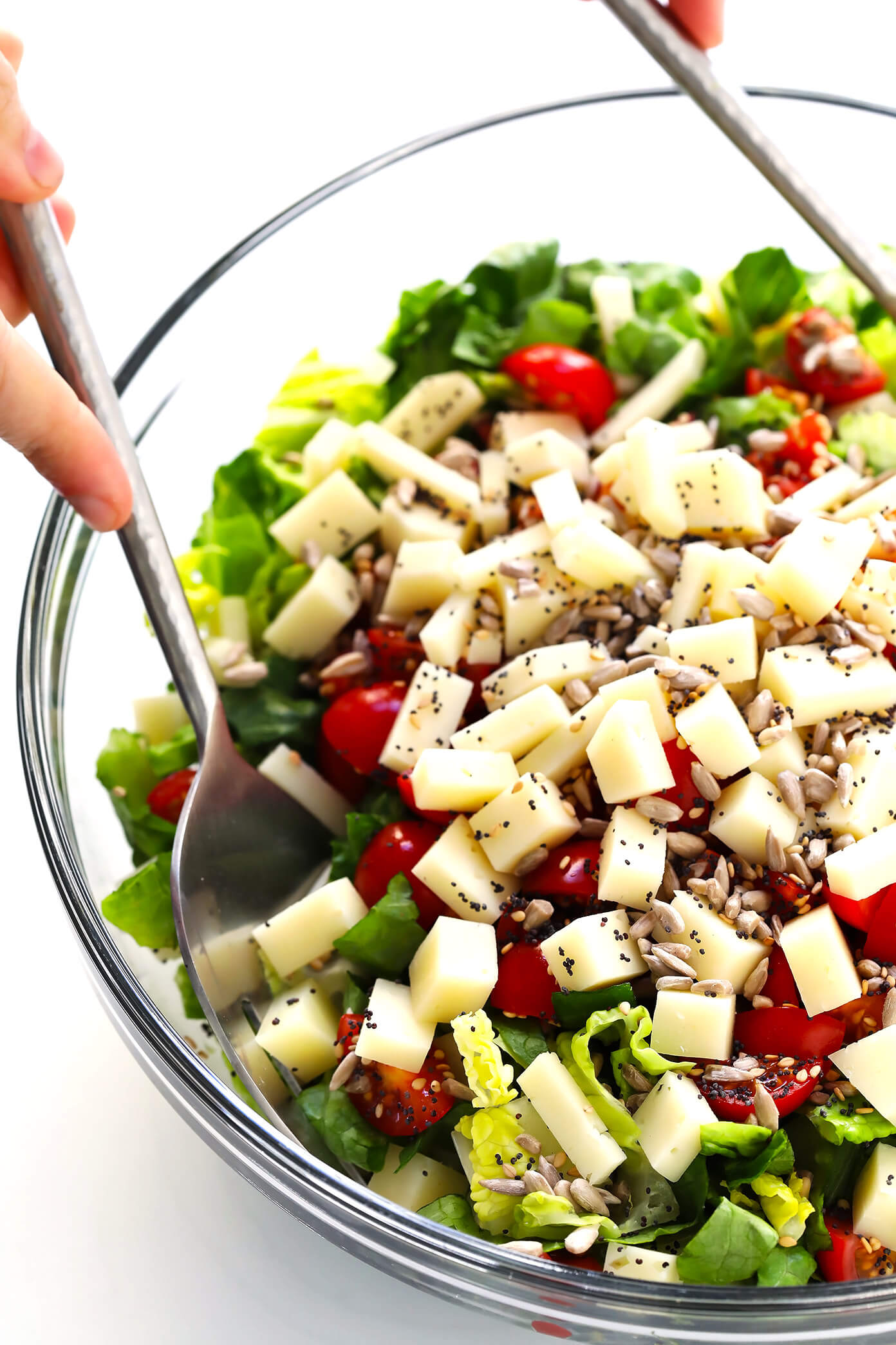 Unforgettable Italian Chopped Salad Prep