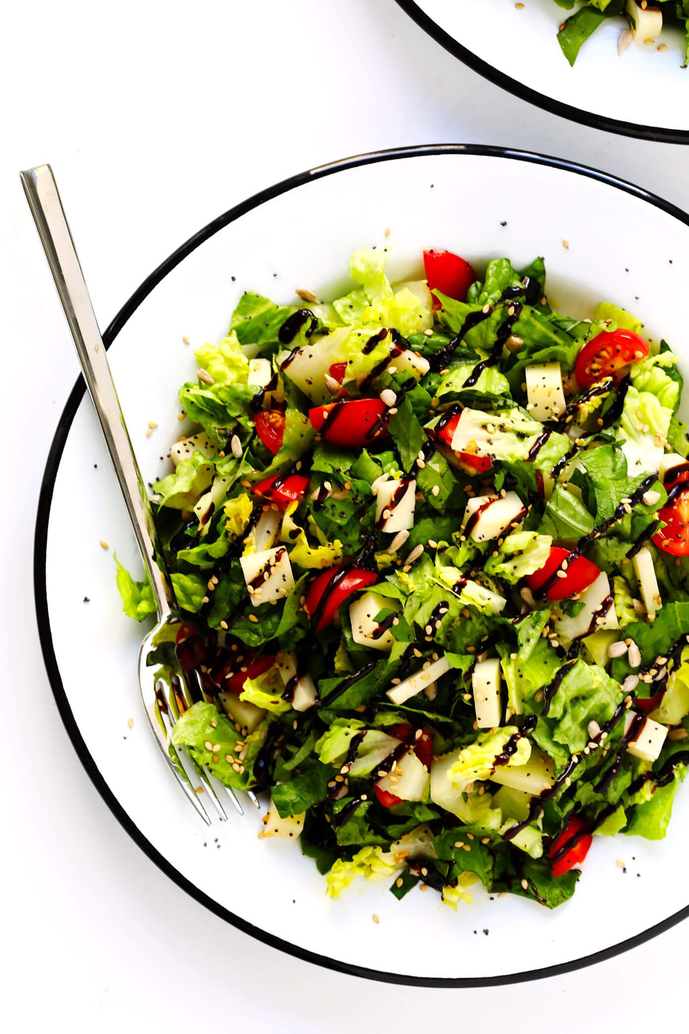 Unforgettable Italian Chopped Salad with Balsamic Glaze