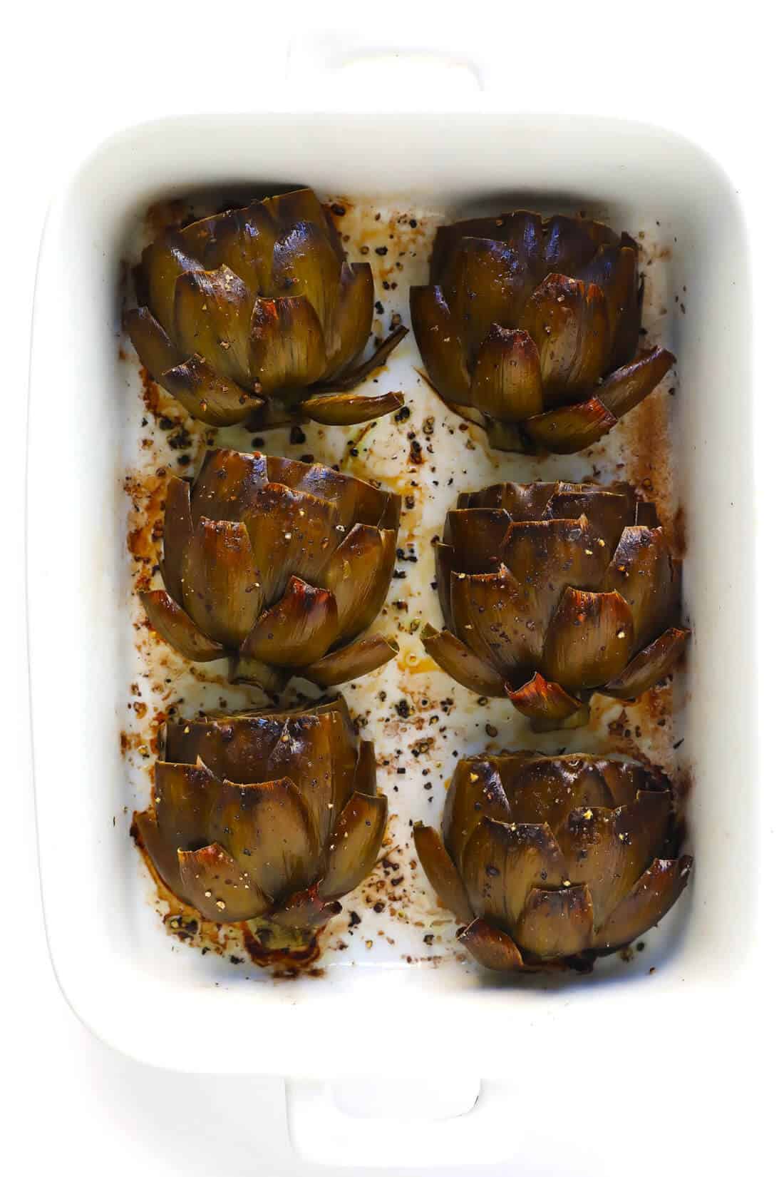 The Most Amazing Roasted Artichokes Gimme Some Oven