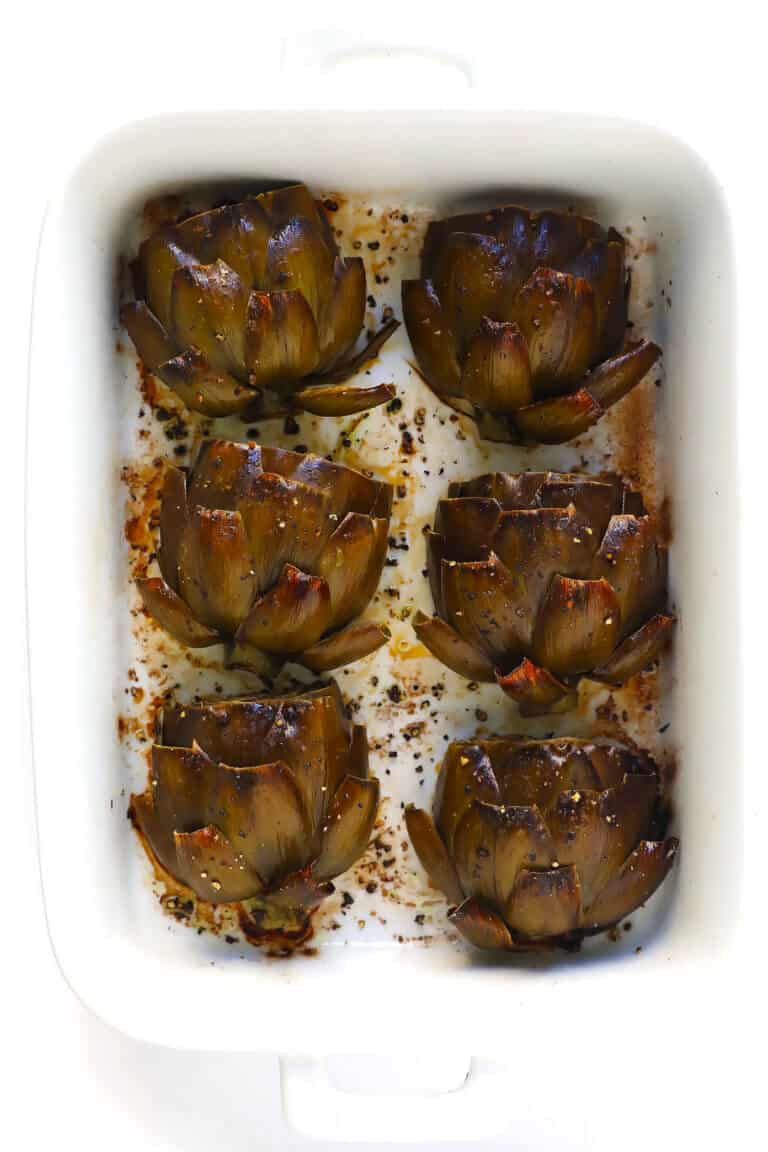 The Most Amazing Roasted Artichokes Gimme Some Oven