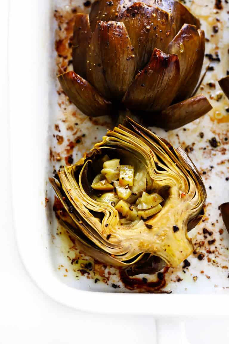 The Most Amazing Roasted Artichokes Gimme Some Oven