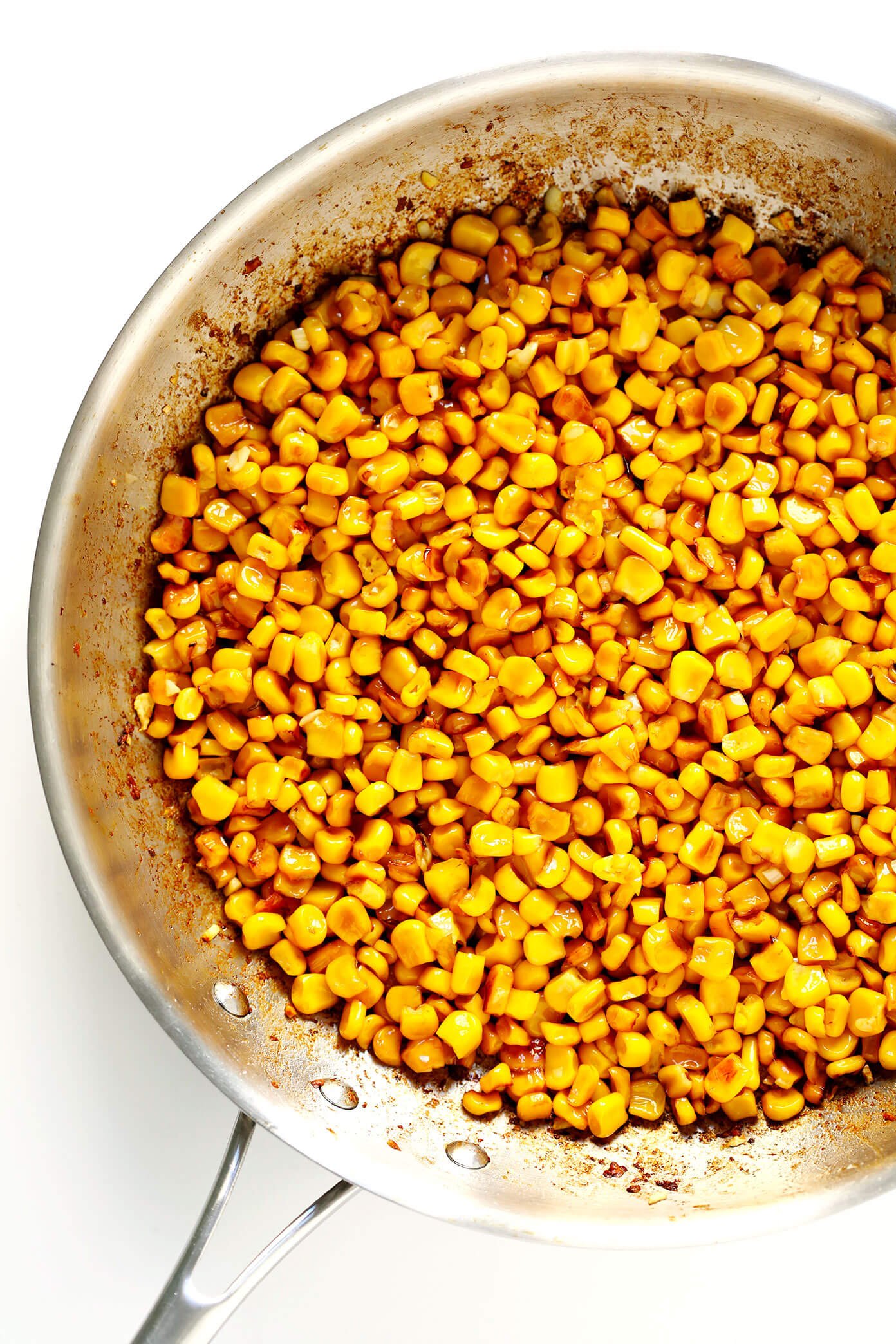 Pan-Roasted Corn for Elote Dip